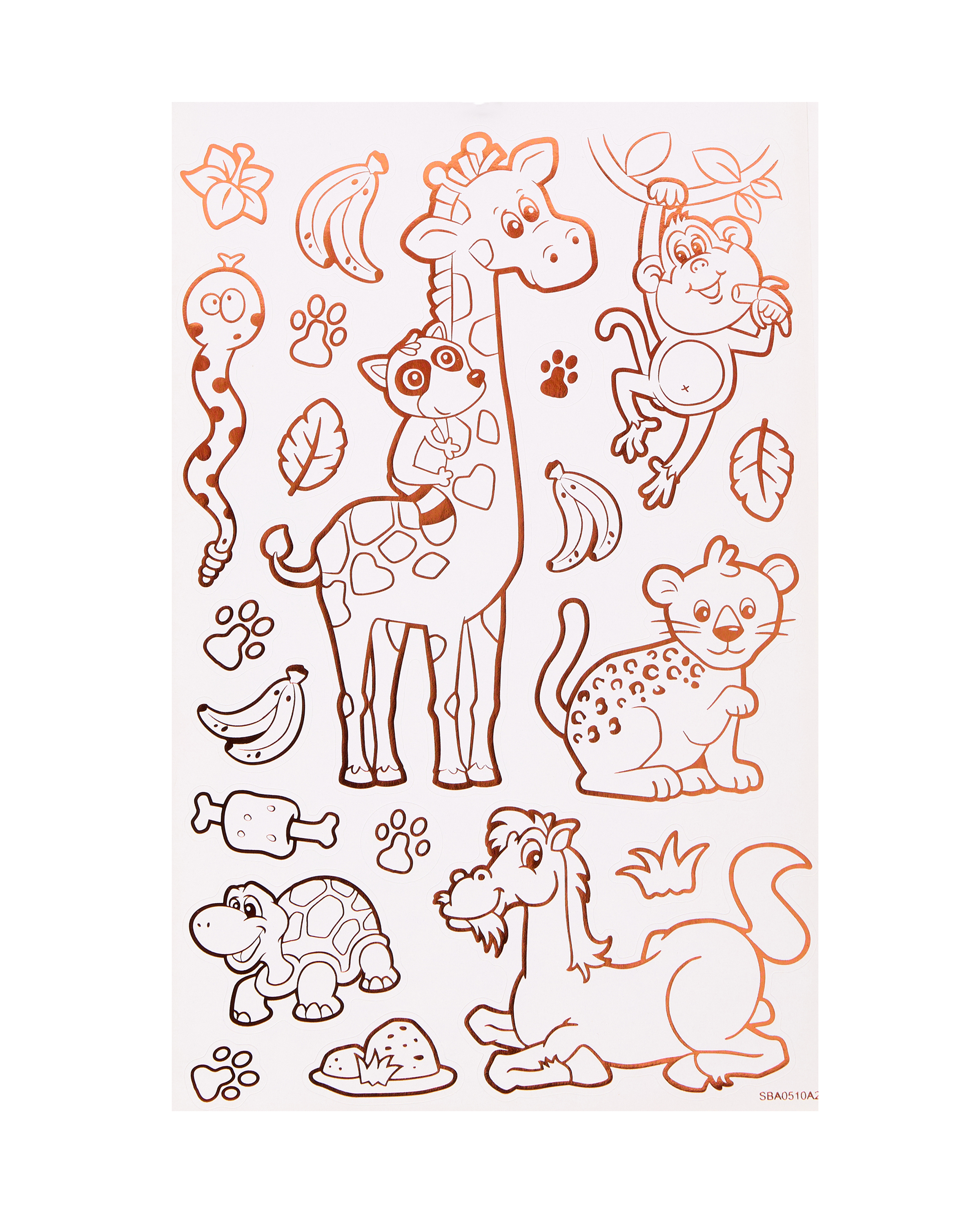 Наклейки Attivio Животные 80 шт. - фото 3