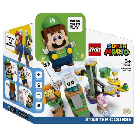 Конструктор LEGO Super Mario Приключения вместе с Луиджи блочный
