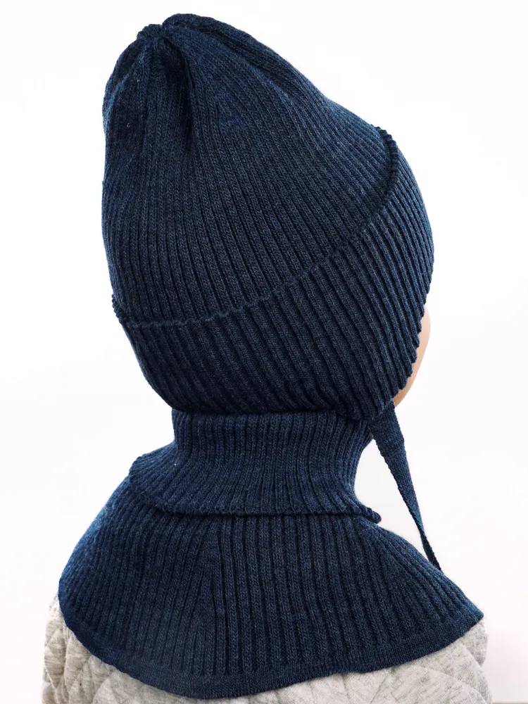 Шапка и снуд ПриКиндер U-Sp232987 Цвет: Джинса - фото 10