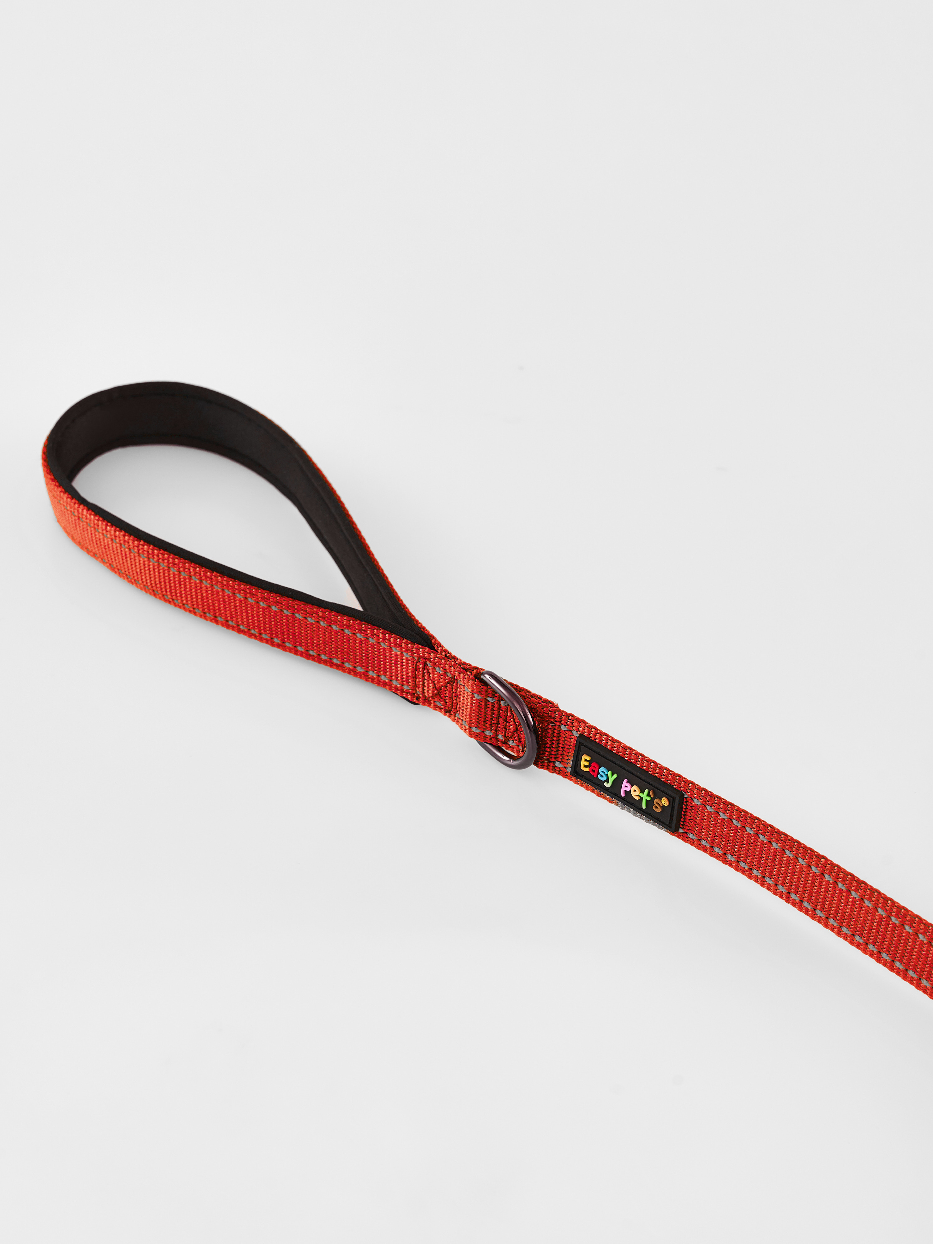 Поводок для собак с неопреновой ручкой Easy Pets 211 цвет Красный р-р M 2см 210см - фото 13