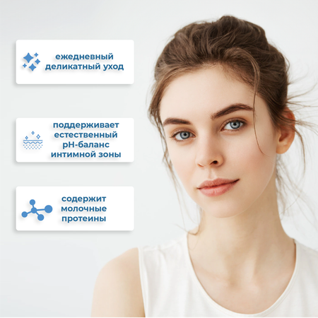 Гель для интимной гигиены Nidra с молочными протеинами 300 мл