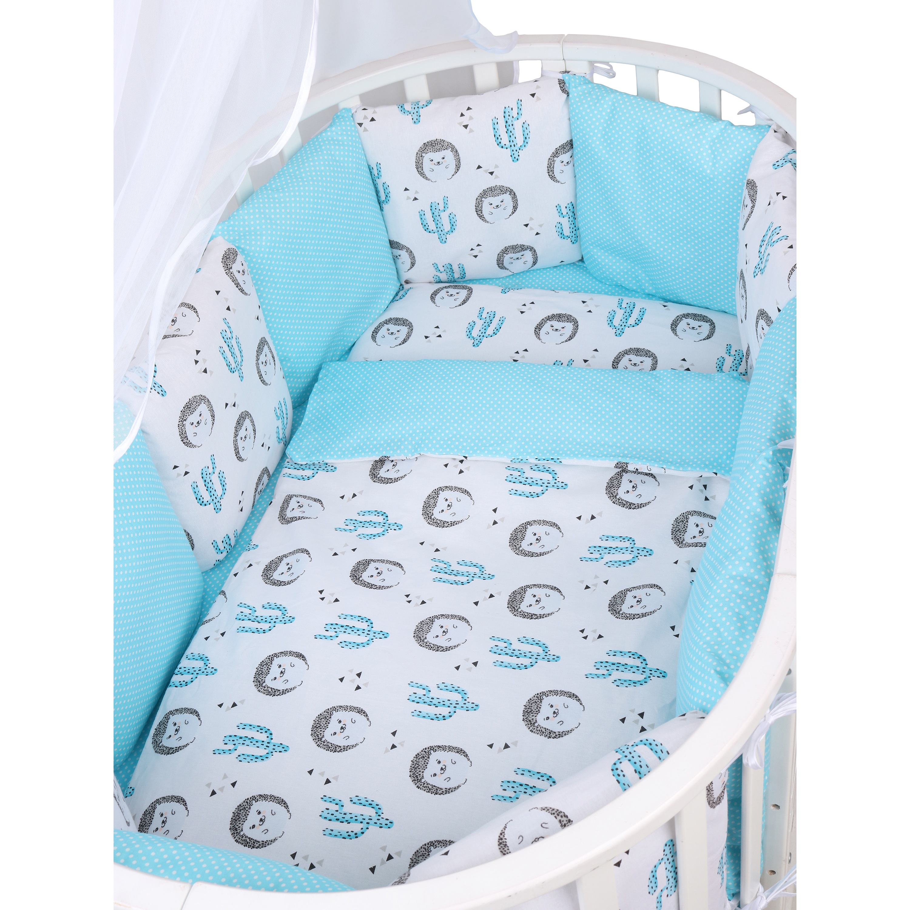 Комплект постельного белья Amarobaby Ежики 3 предм. - фото 11