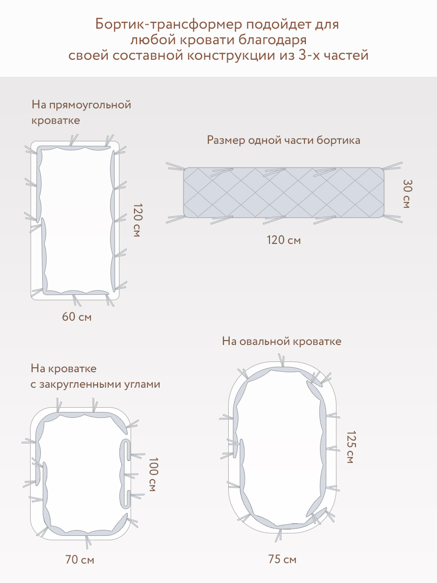 Бортик Perina Slim 3 дет. - фото 7
