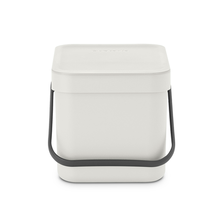 Ведро для мусора Brabantia Sort go 6л светло-серый