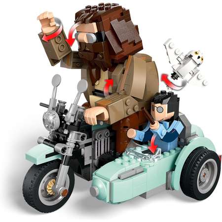 Конструктор LEGO Harry Potter Путешествие Хагрида и Гарри блочный