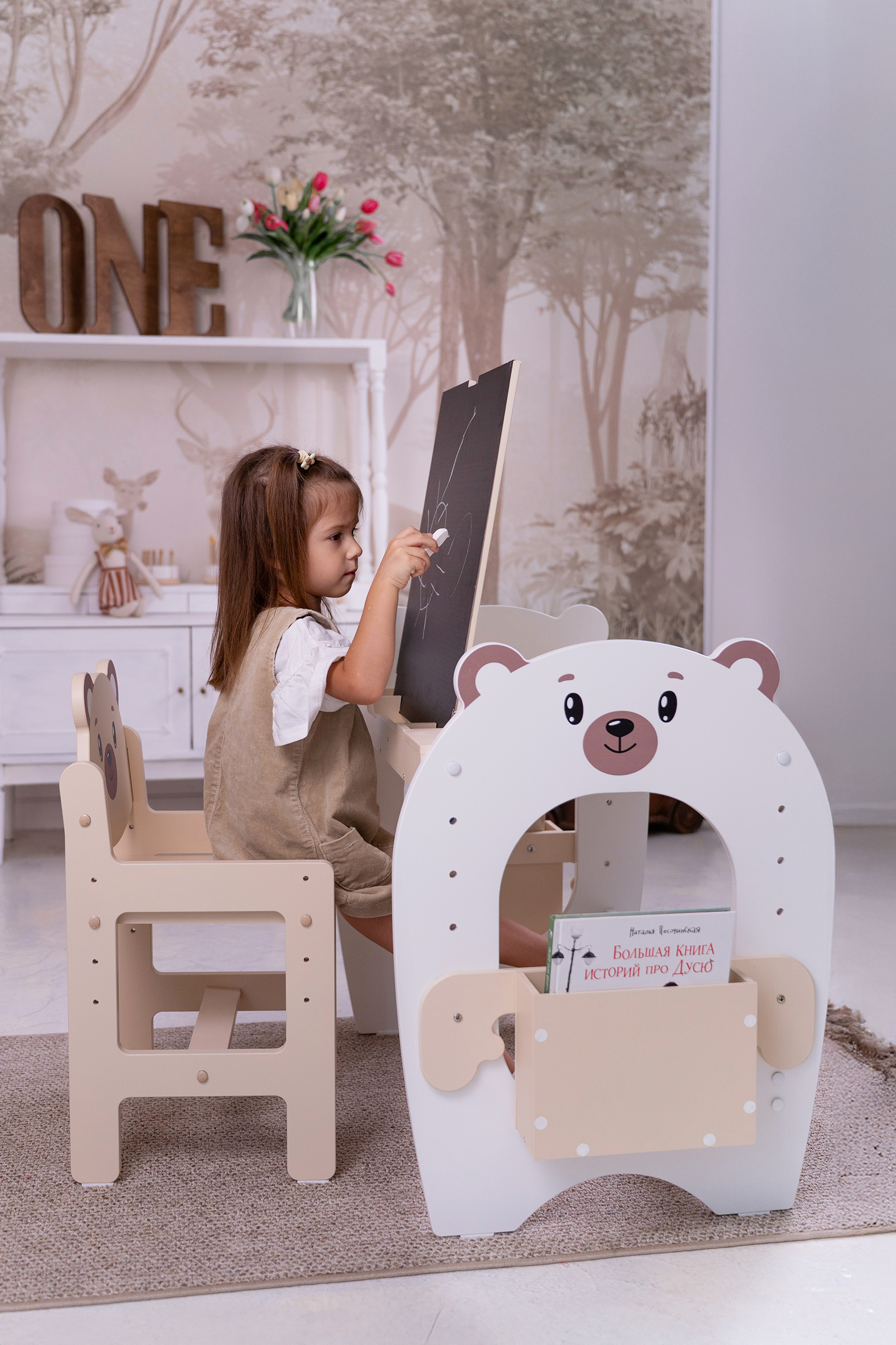 Парта-стульчик MomKid Мишка - фото 11