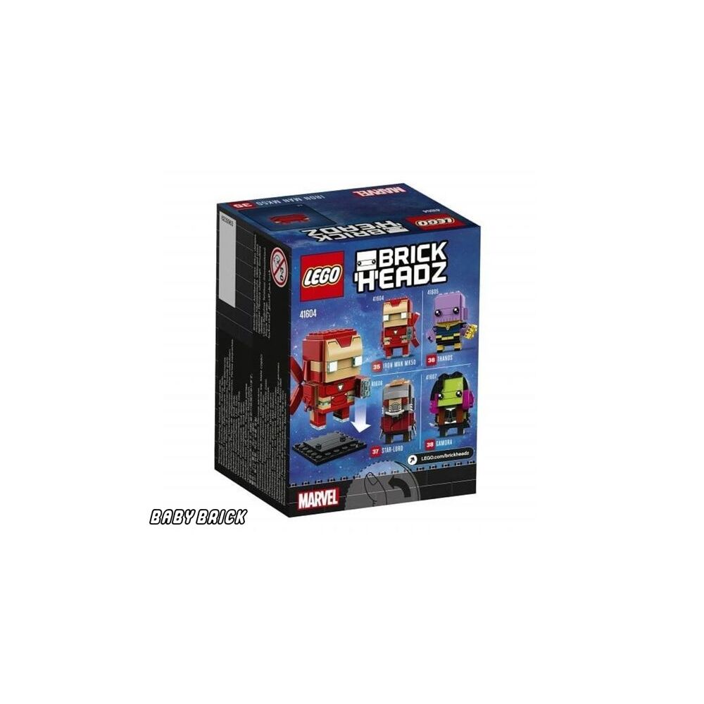 Конструктор LEGO BrickHeadz Железный человек MK50 41604 101 дет. - фото 2