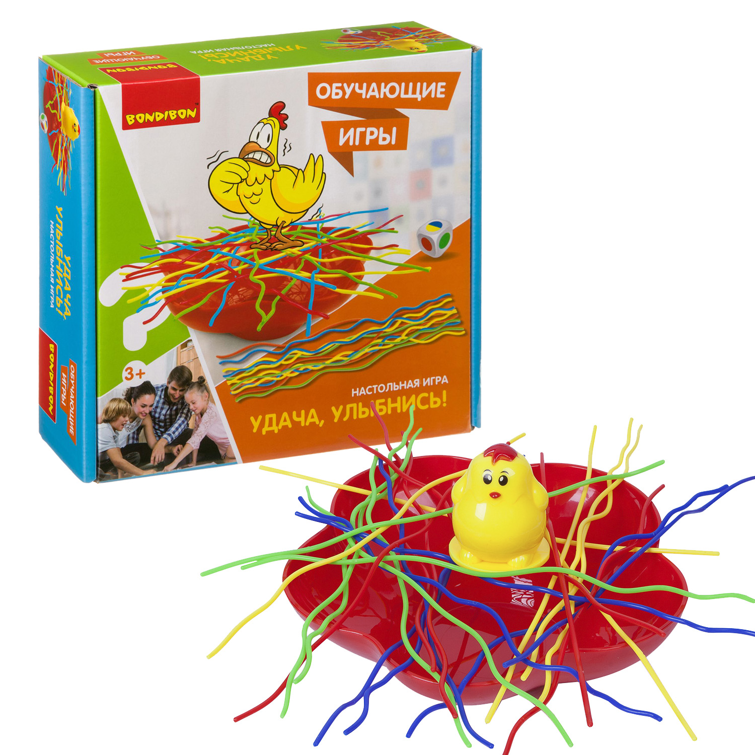 Настольная игра Bondibon на ловкость Удача улыбнись - фото 1