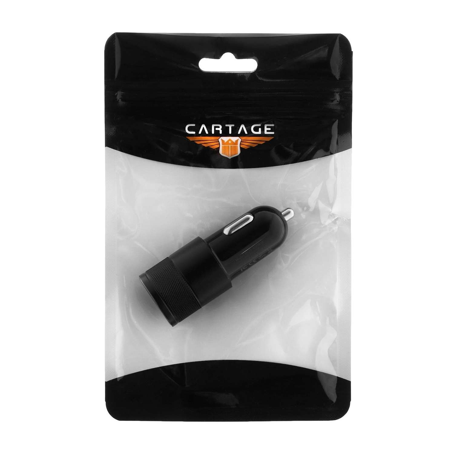 Зарядное устройство Cartage 12-24В USB Type-C 3.1А черный 9445493 - фото 4