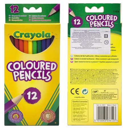 Карандаши цветные Crayola 12 шт.