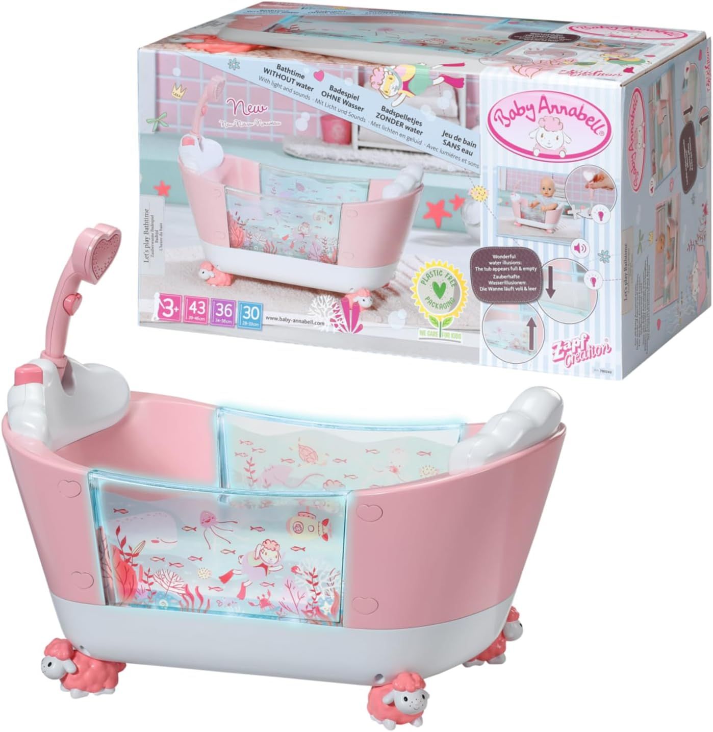 Аксессуар для кукол Baby Anabelle ванна 703243-116721 - фото 1