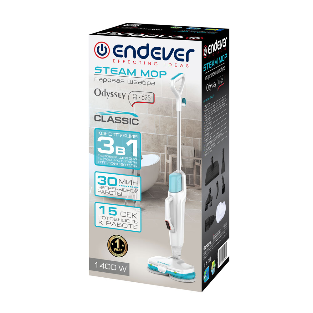 Паровая швабра ENDEVER ODYSSEY Q-625 - фото 13