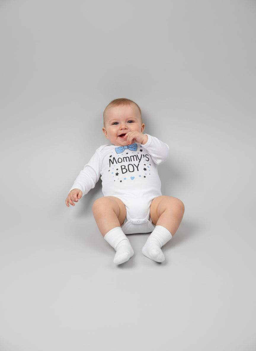Боди Утенок 072п белый мамин мальчик - фото 2