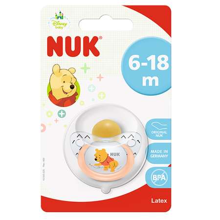 Пустышка Nuk ортодонтическая от 6 мес. в ассортименте