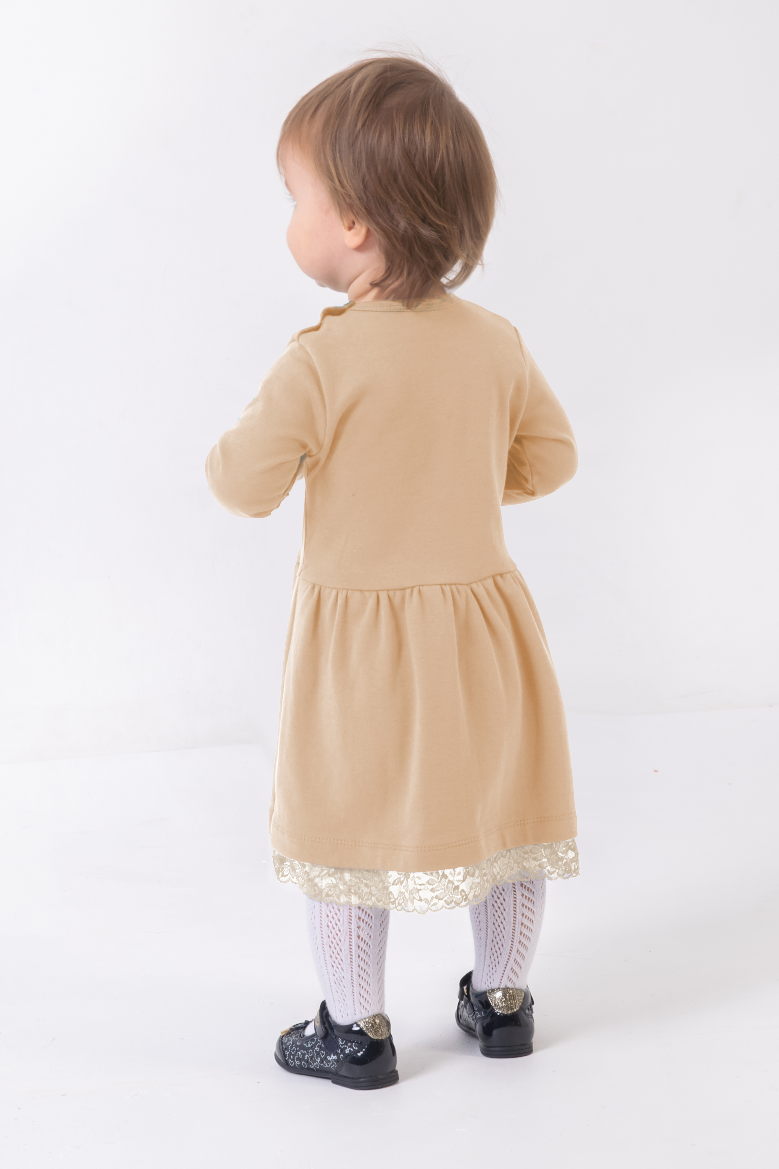 Платье КрутышОк Т-007 бежевый - фото 6