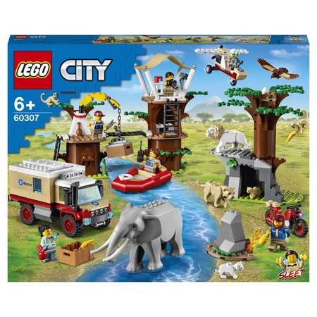 Конструктор LEGO City Wildlife Rescue Camp блочный