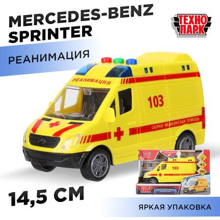 Скорая помощь Технопарк Mercedes Benz Реанимация желтый