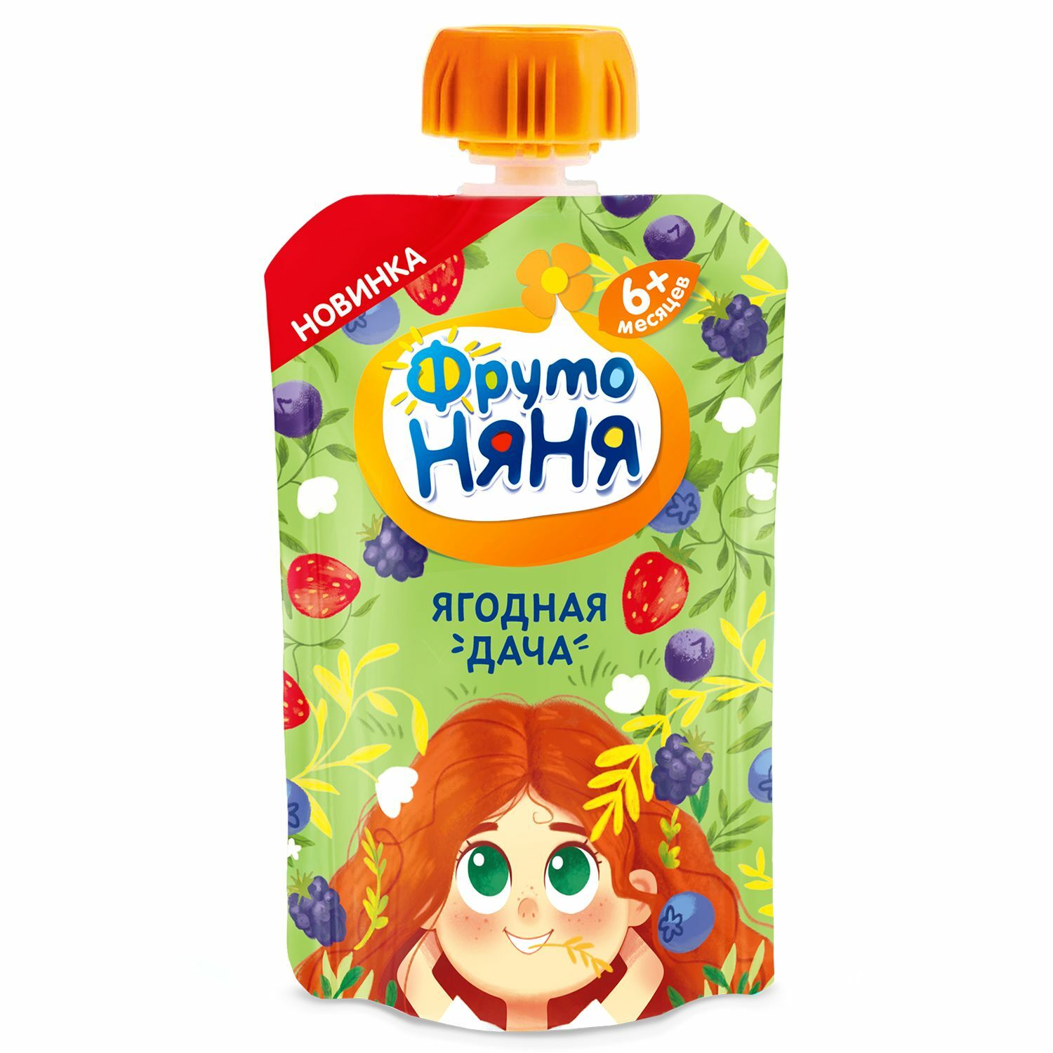Пюре ФрутоНяня Ягодная дача с 6 мес 90 г - фото 1