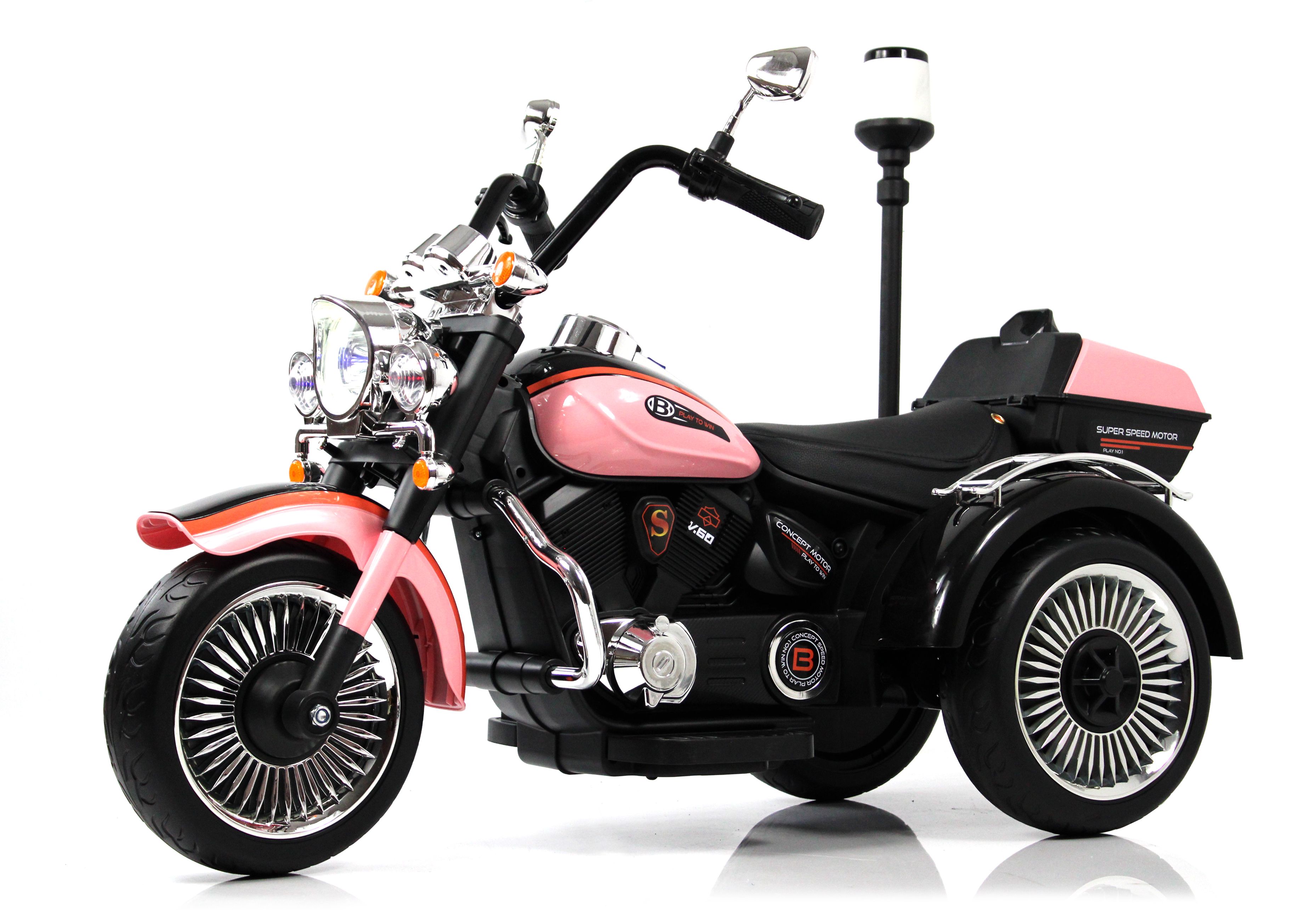 Электромобиль RIVERTOYS K003PX-PINK - фото 4
