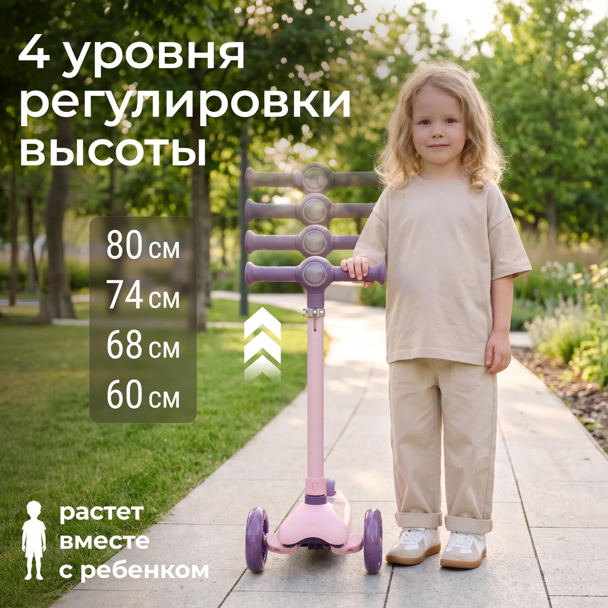 Самокат UNIX Kids трехколесный - фото 6