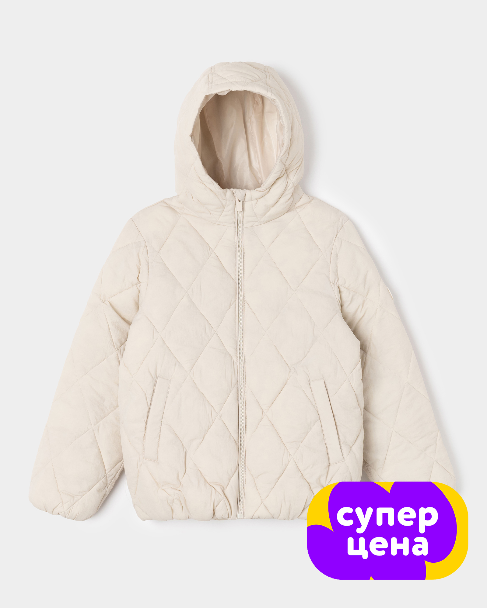 Изображение товара Демисезонная куртка Futurino для девочки светло-бежевый 152 модель