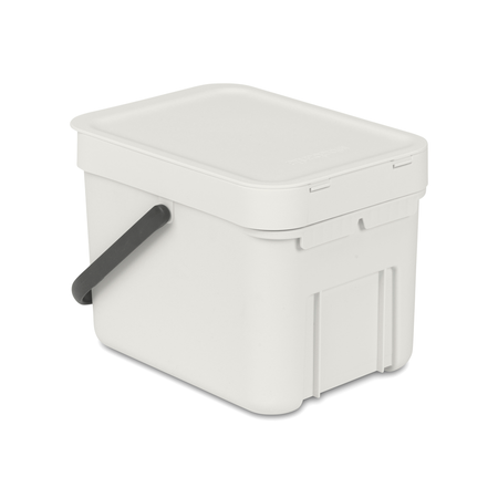 Ведро для мусора Brabantia Sort go 6л светло-серый