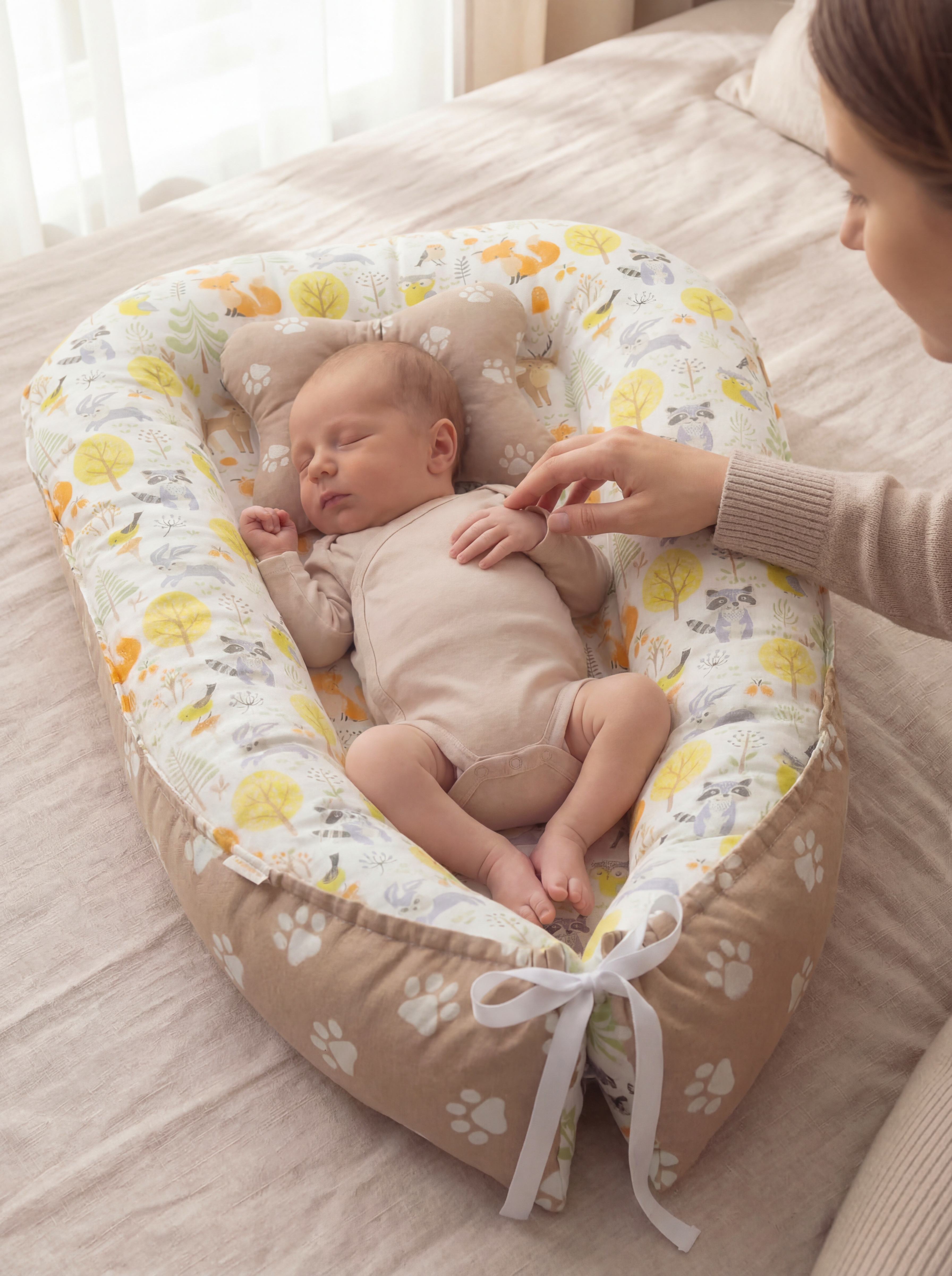 Матрас гнездышко KUZA Сказочный лес 50х90 - фото 10