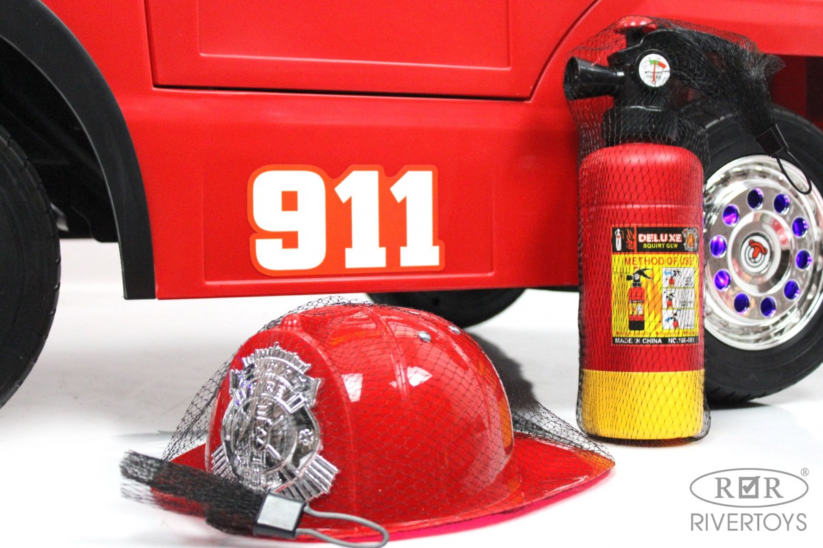 Электромобиль RIVERTOYS A555AA-RED С пультом ДУ - фото 11