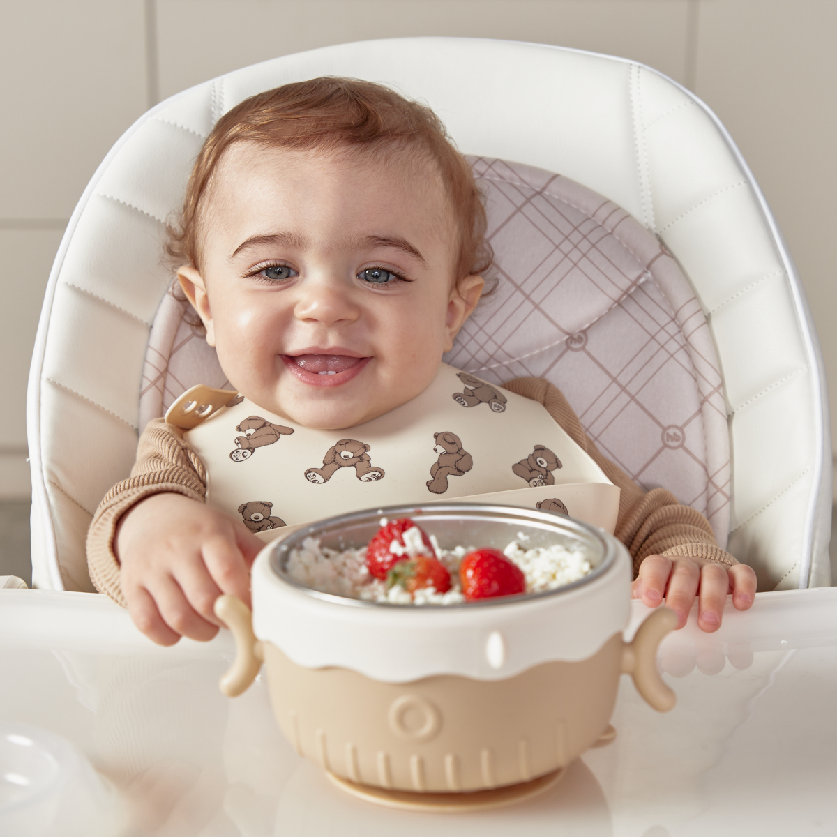 Нагрудник Happy Baby пластик - фото 9