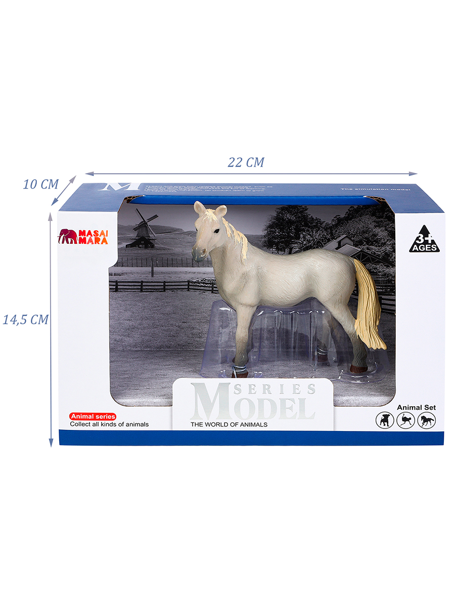 Игровой набор Masai Mara Лошадь белая - фото 4