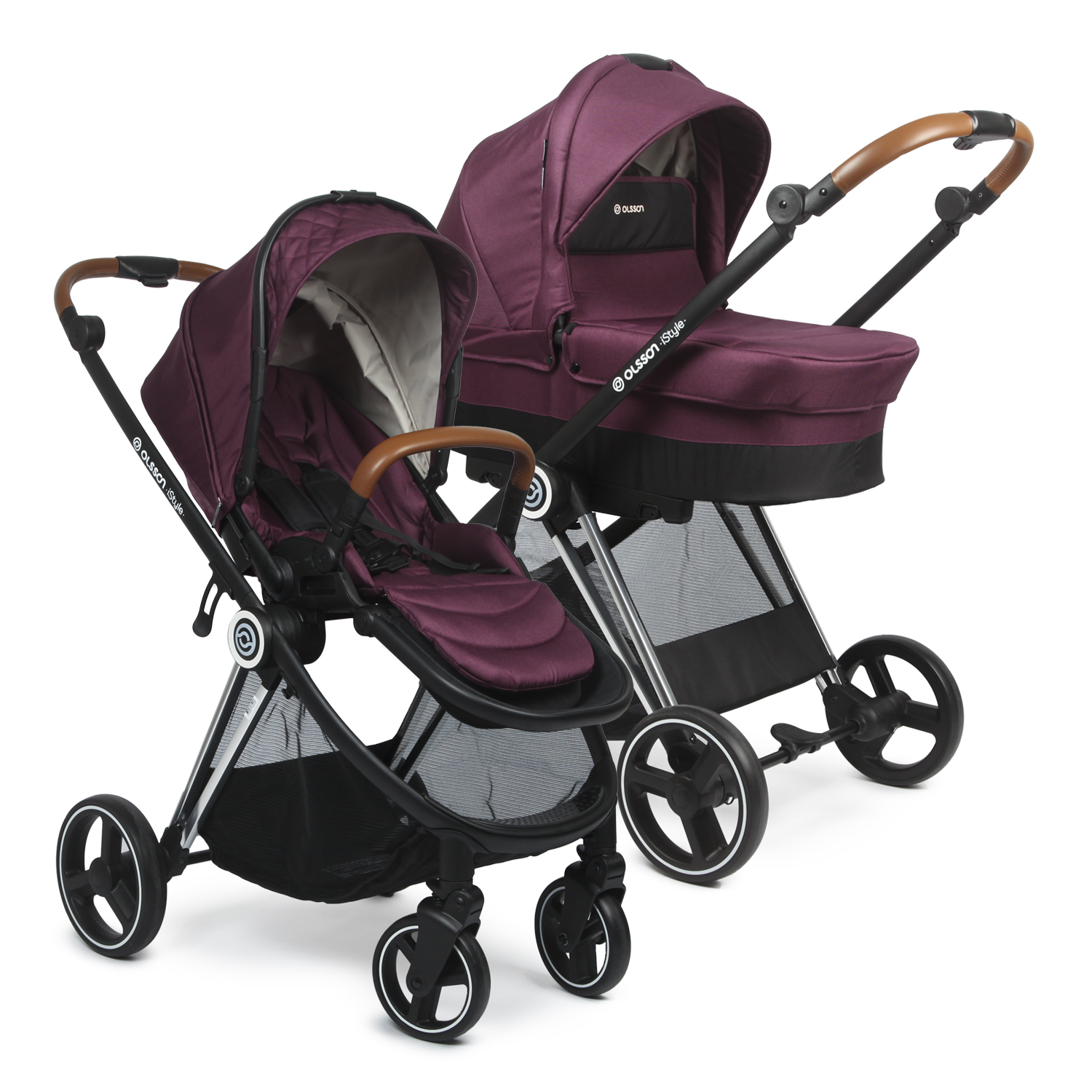 Коляска 2в1 Olsson iStyle Purple - фото 1