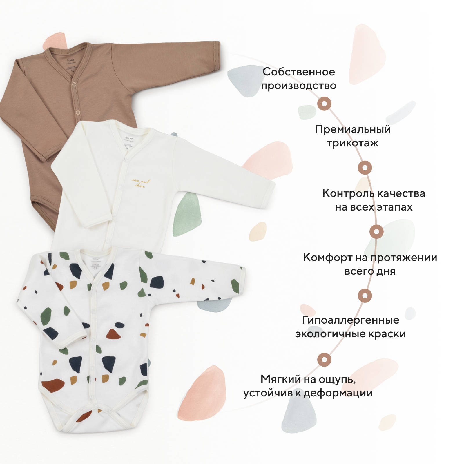 Боди 3 шт Rant 4670078650016 - фото 3