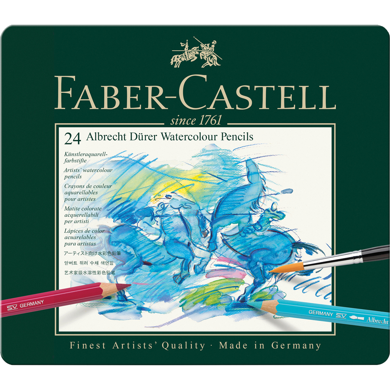 Карандаши цветные Faber Castell 24 шт. - фото 1