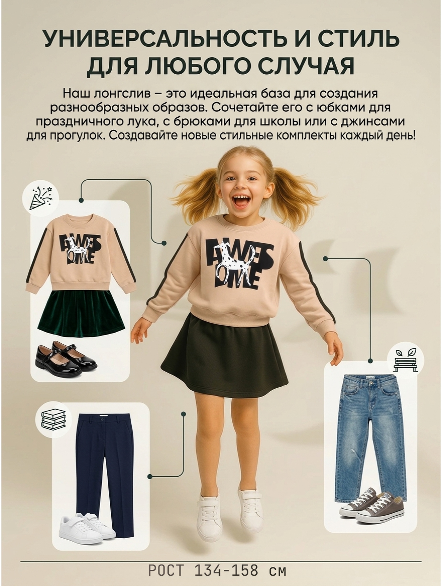 Свитшот Baby Stylе мд2123062 - фото 6