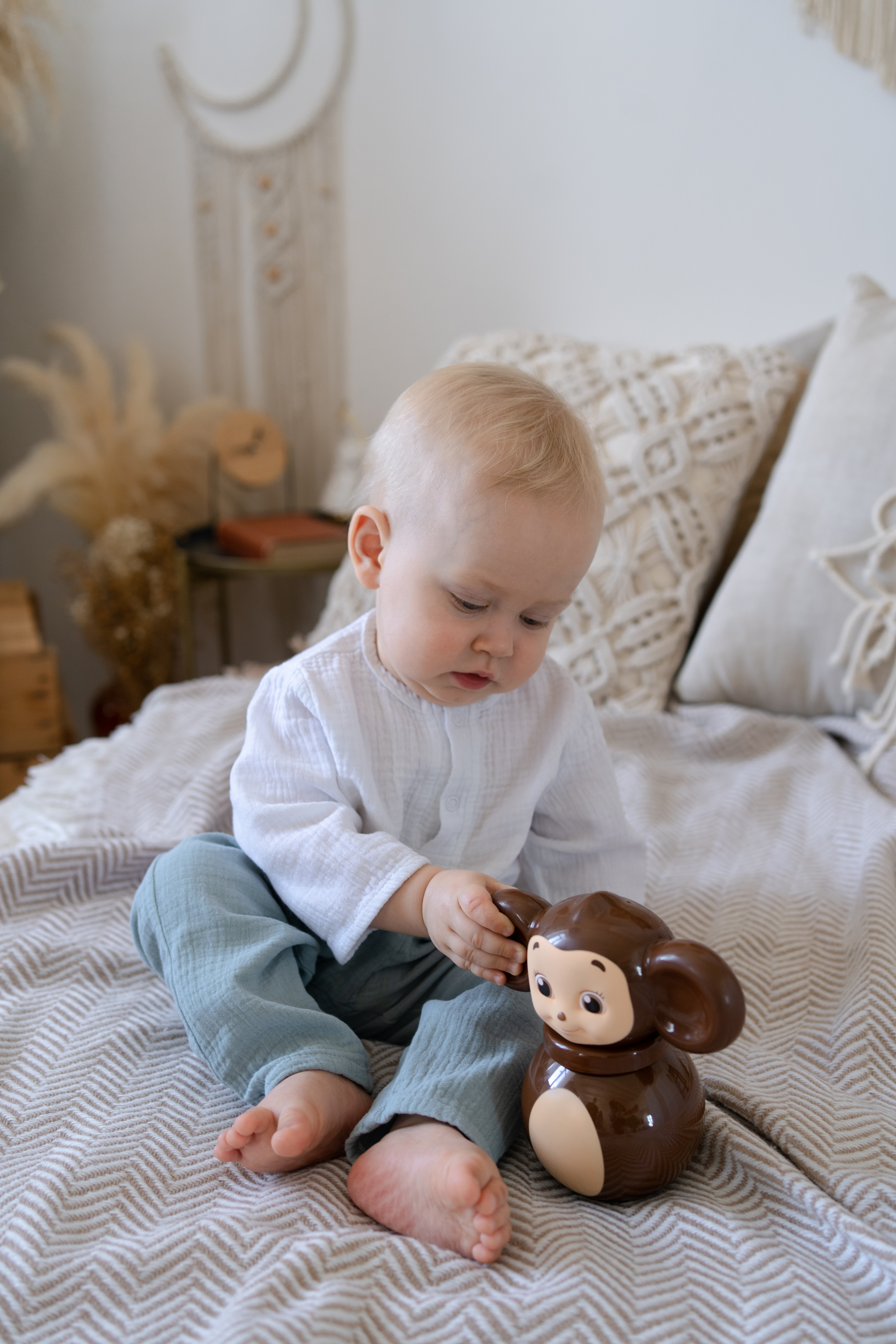 Игрушка Стеллар неваляшка Неваляшка Чебурашка - фото 9