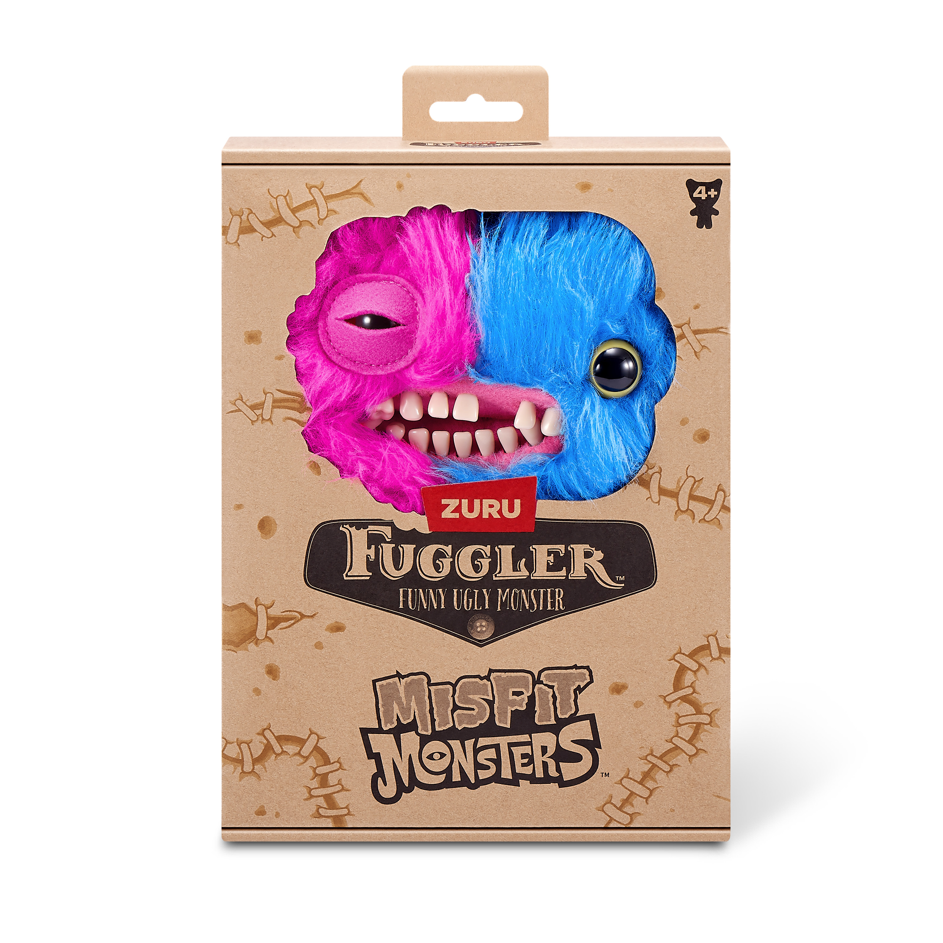 Мягкая игрушка FUGGLER Зубастик Половинки 24 см - фото 11