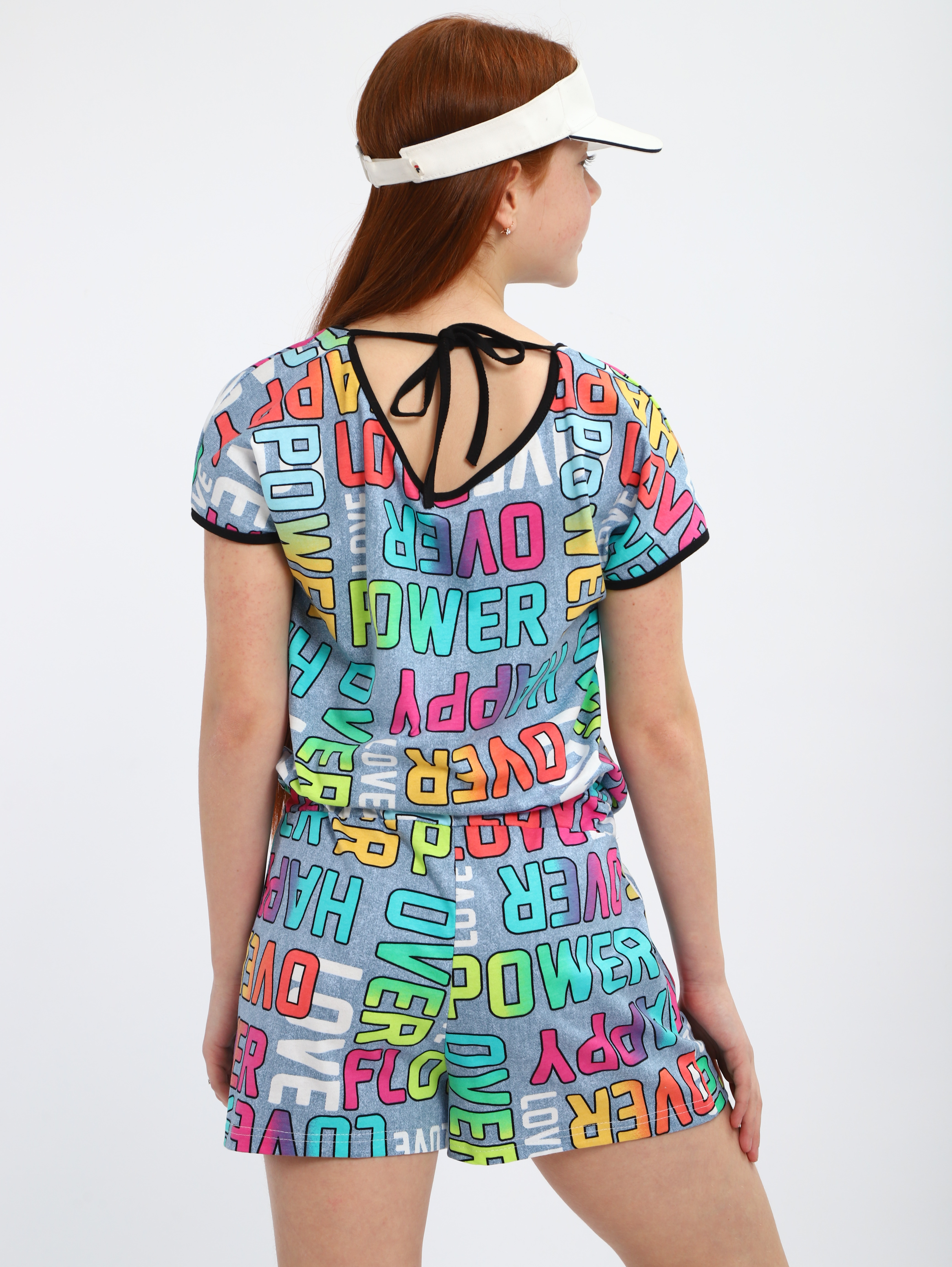 Комбинезон ЛАДОШКИ Комбинезон Лола буквы индиго - фото 19