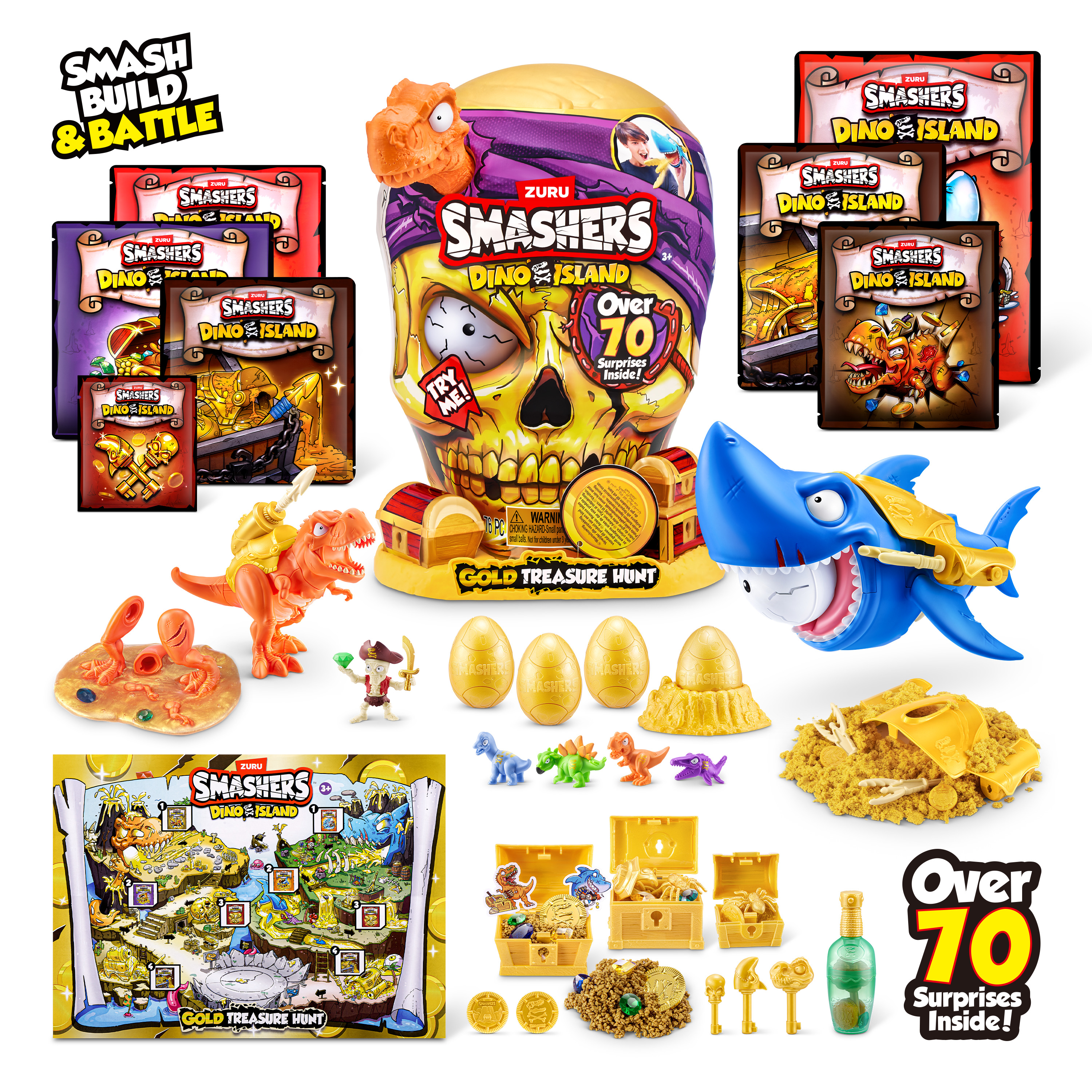 Игровой набор Zuru Smashers Остров динозавров - фото 11