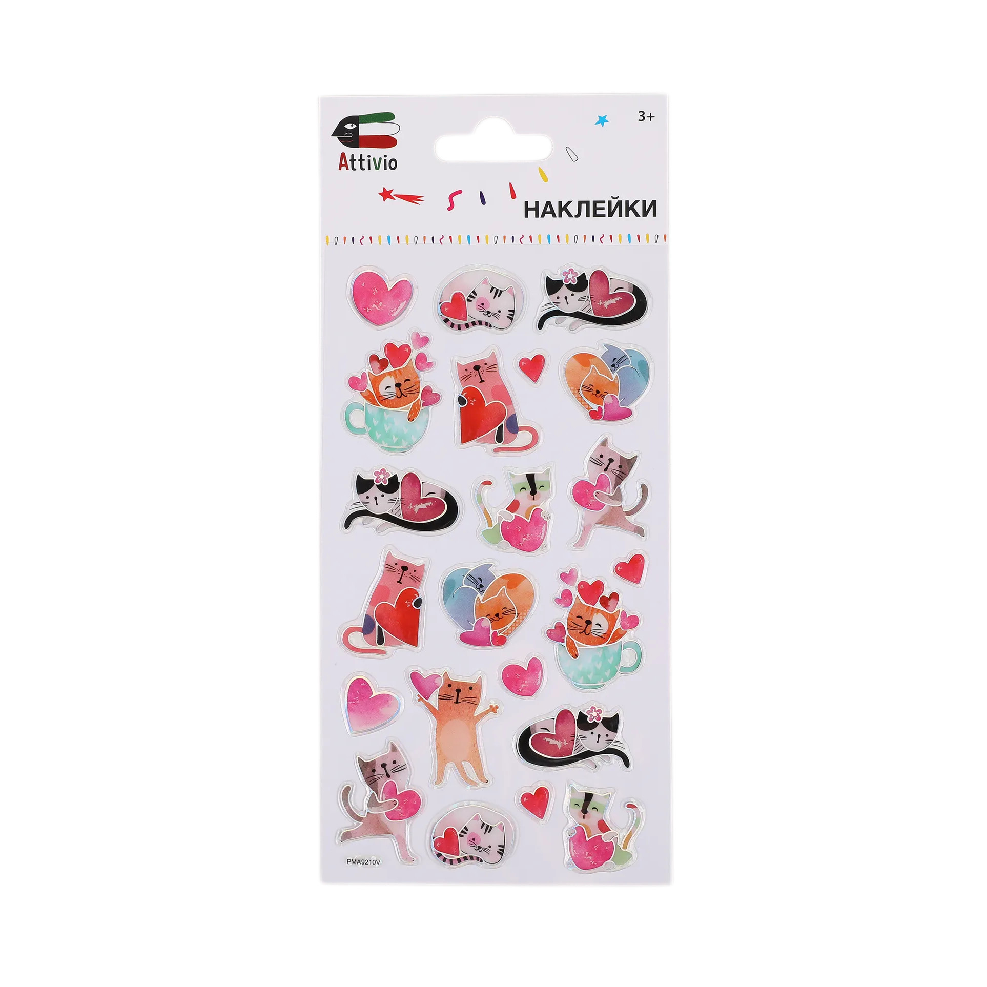 Наклейки Attivio Коты и любовь - фото 1