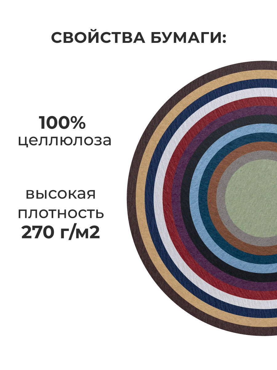 Художественная бумага, цветной картон, цветная бумага, папка для рисования Малевичъ 12 лист. - фото 3