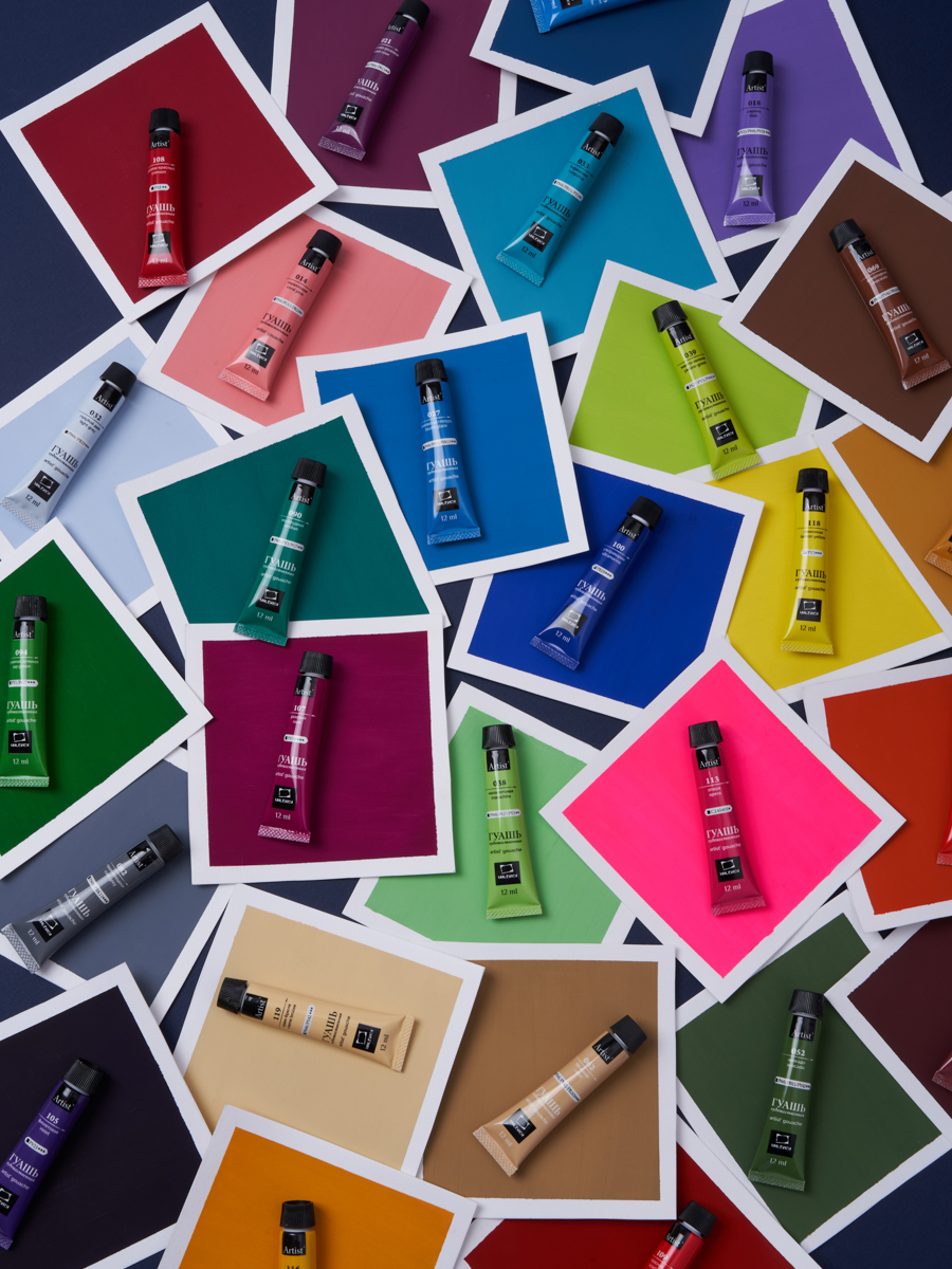 Краски гуашь Малевичъ 6 цв. - фото 14