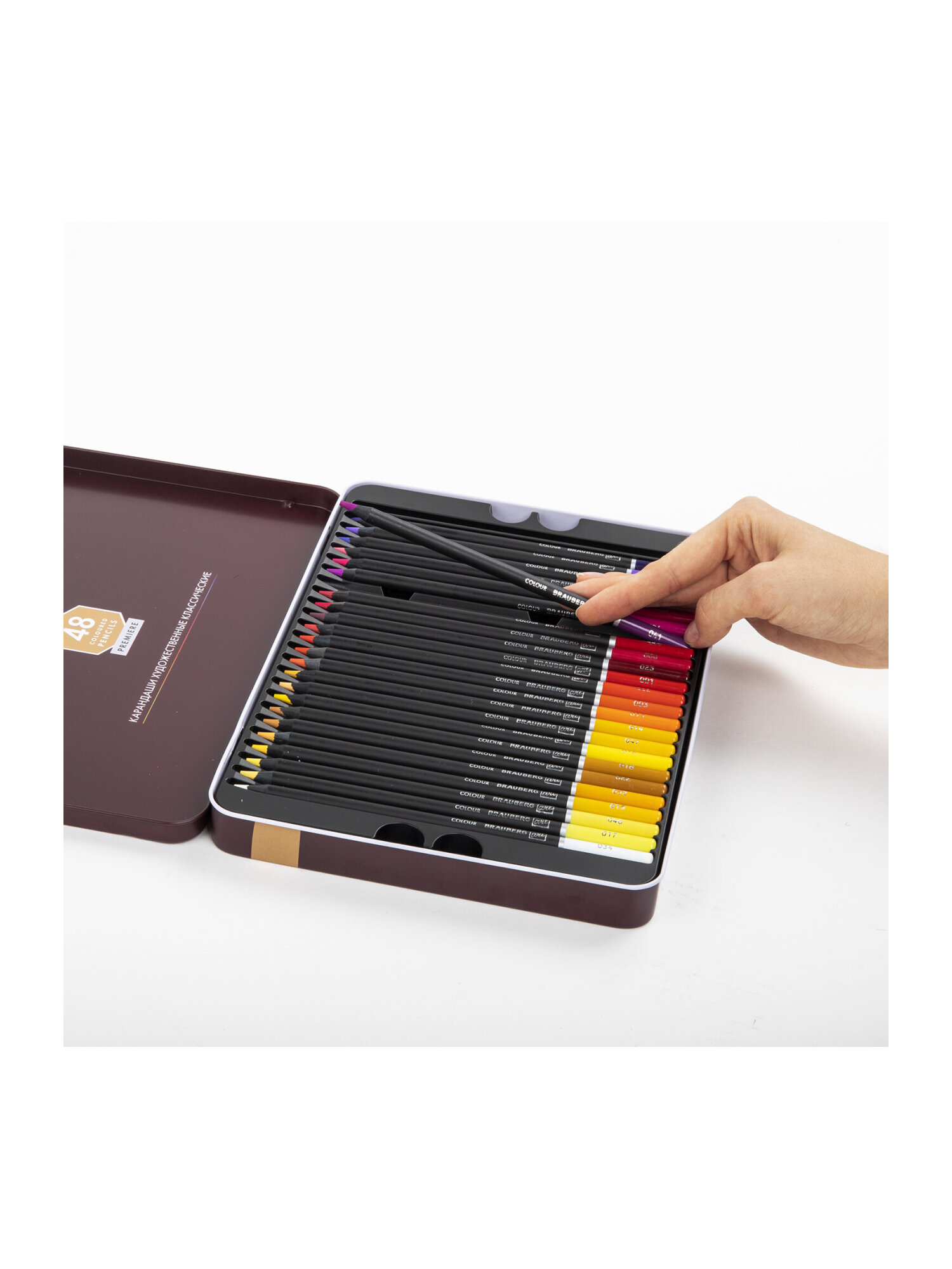 Карандаши цветные Brauberg 48 шт. - фото 18