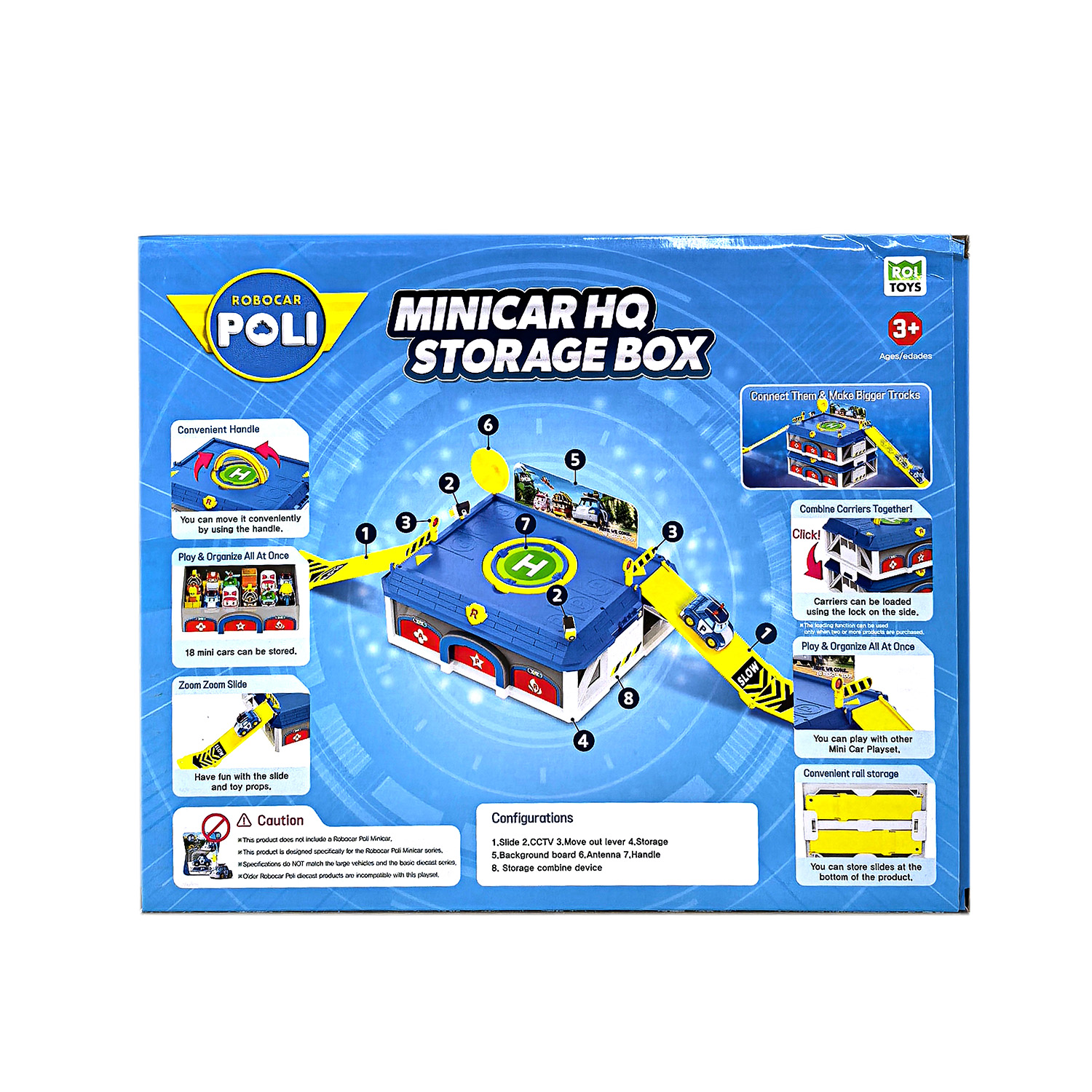 Игровой набор Robocar Poli Штаб-квартира MRT-665 - фото 8