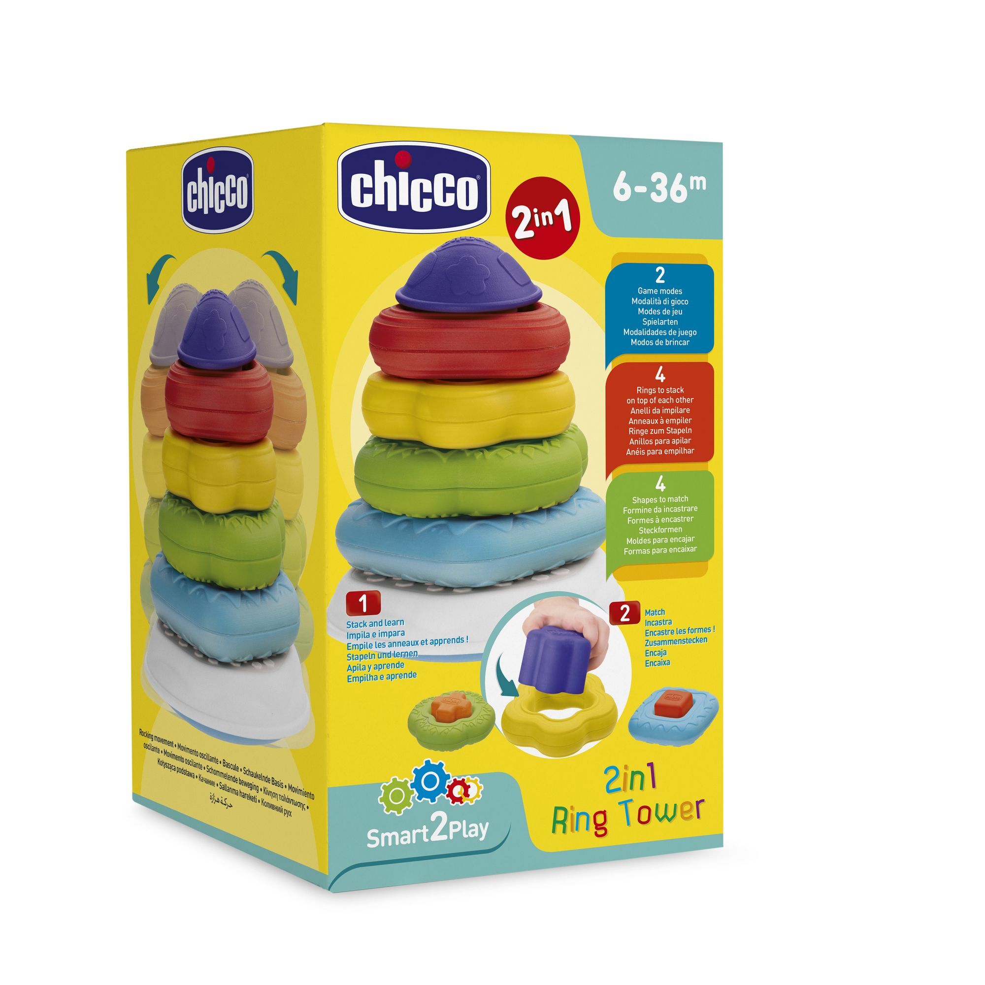 Игрушка Chicco пирамидка - фото 10