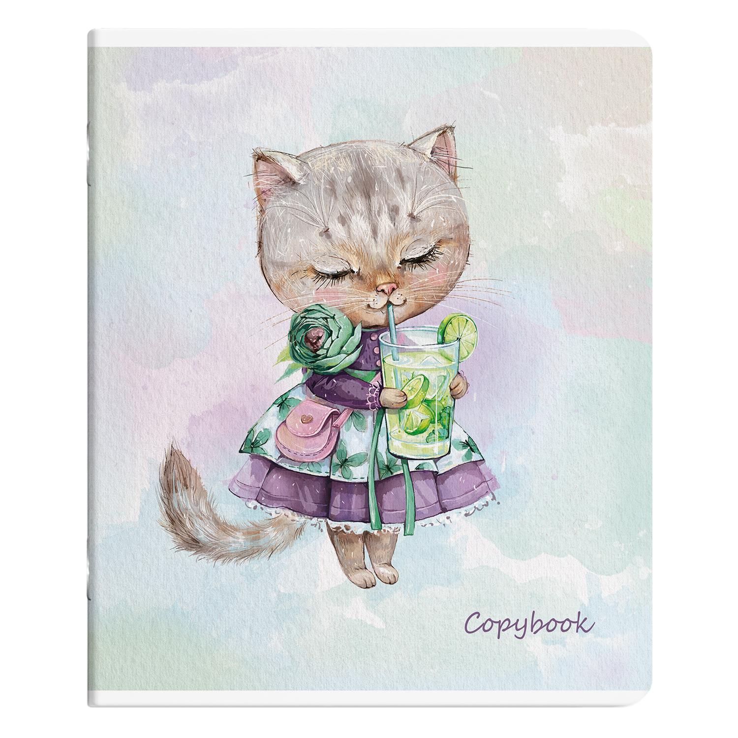 Общая тетрадь Erhaft клетка 48 лист. в ассортименте - фото 2