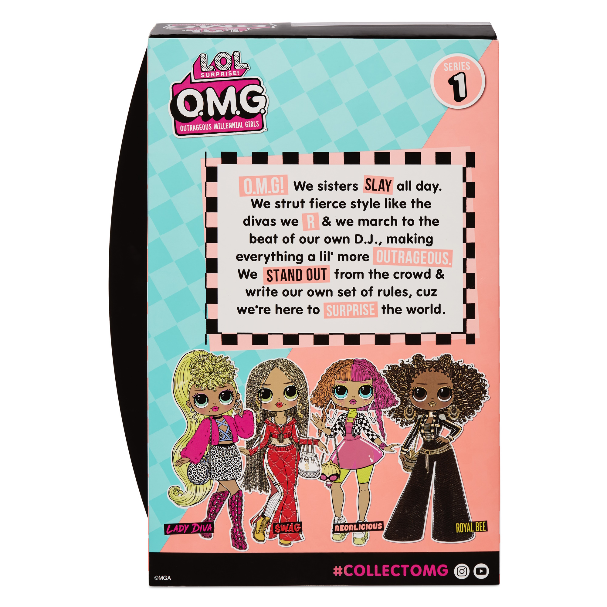 Кукла модельная L.O.L. Surprise! OMG S1 Neonlicious 580546EUC - фото 5