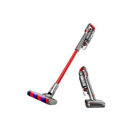 Пылесос вертикальный JIMMY JV65 Graphite+Red with mopping kit Cordless Vacuum Cleaner+charger ZD24W3