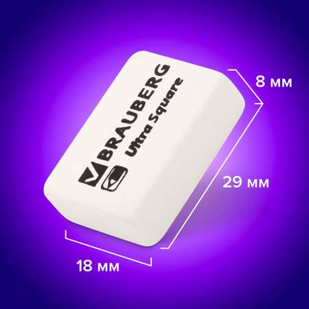 Ластик Brauberg Ultra Square 6 шт.