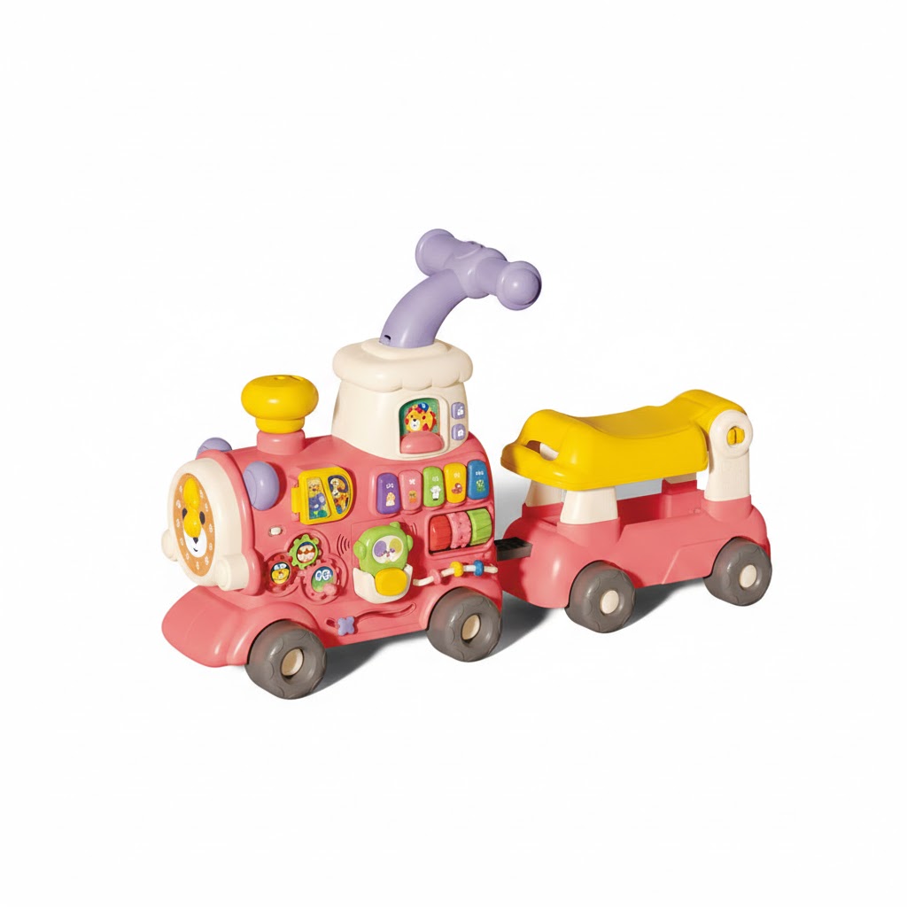 Каталка LANSI WORLD розовый - фото 5