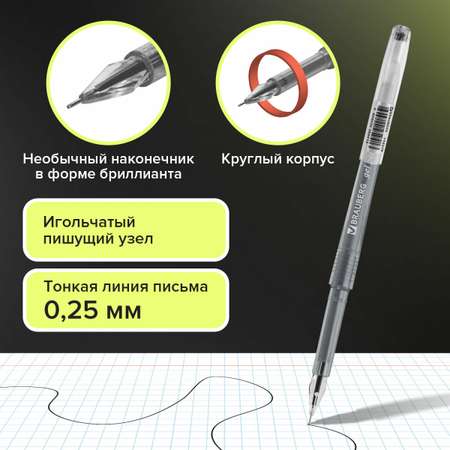 Ручка гелевая Brauberg 12 шт.